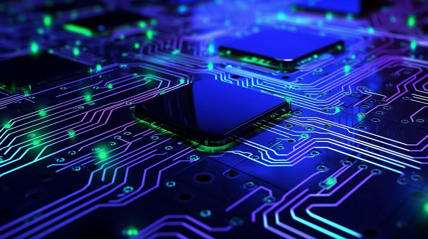 Abstract illustration of a simple computer setup for beginners